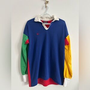 Vintage Canterbury New Zealand Colour Block Rugby Jersey